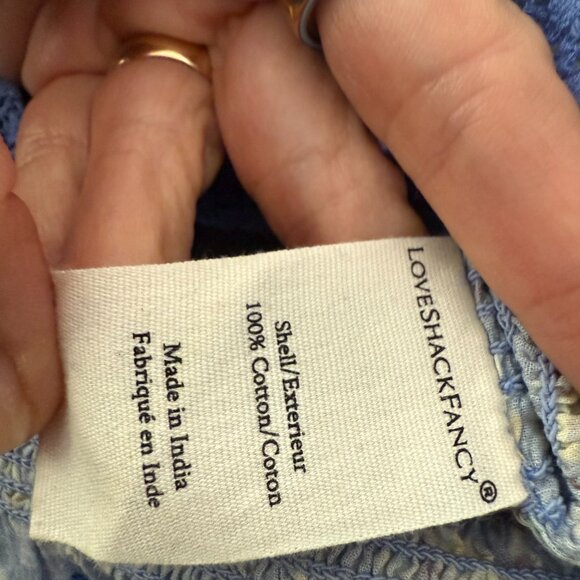 LoveShackFancy floral print cropped top size M - Picture 5 of 5